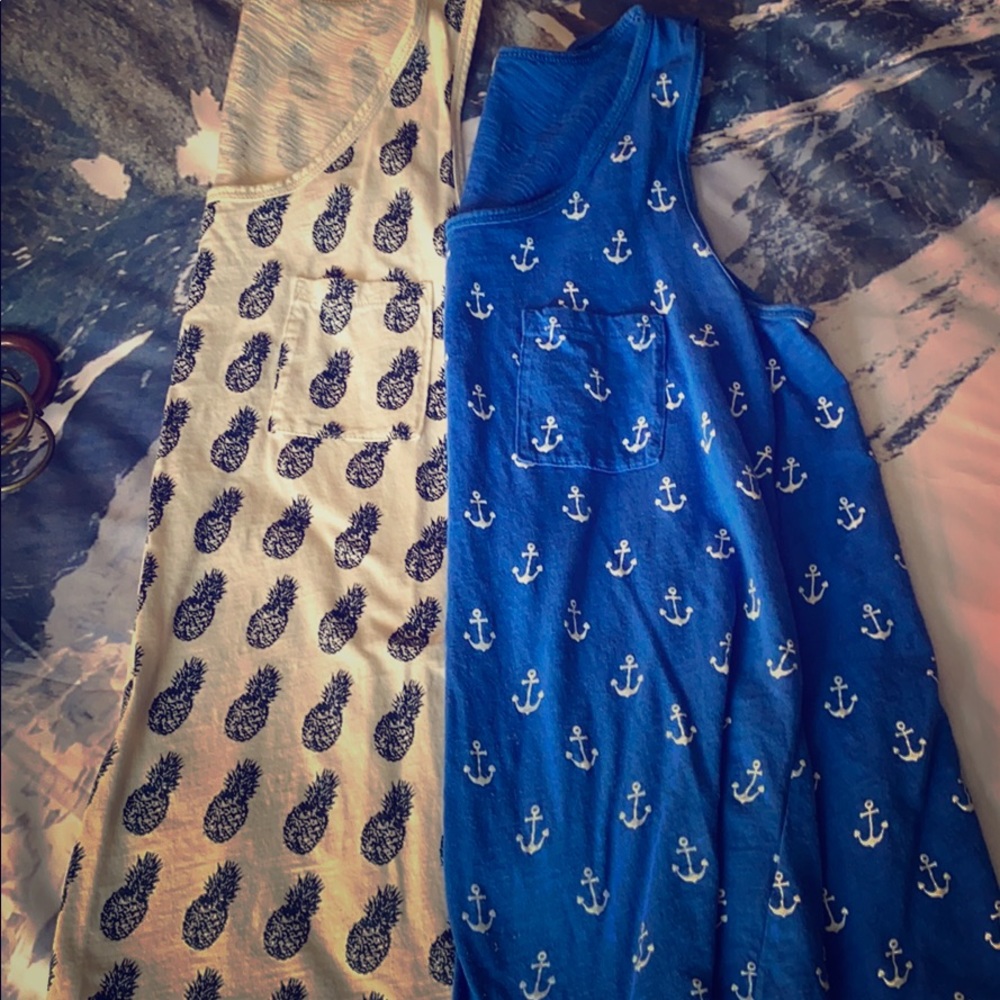 J Crew women’s printed tank tops size small